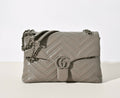 Gucci GG Marmont Pleated Calfskin Shoulder Bag