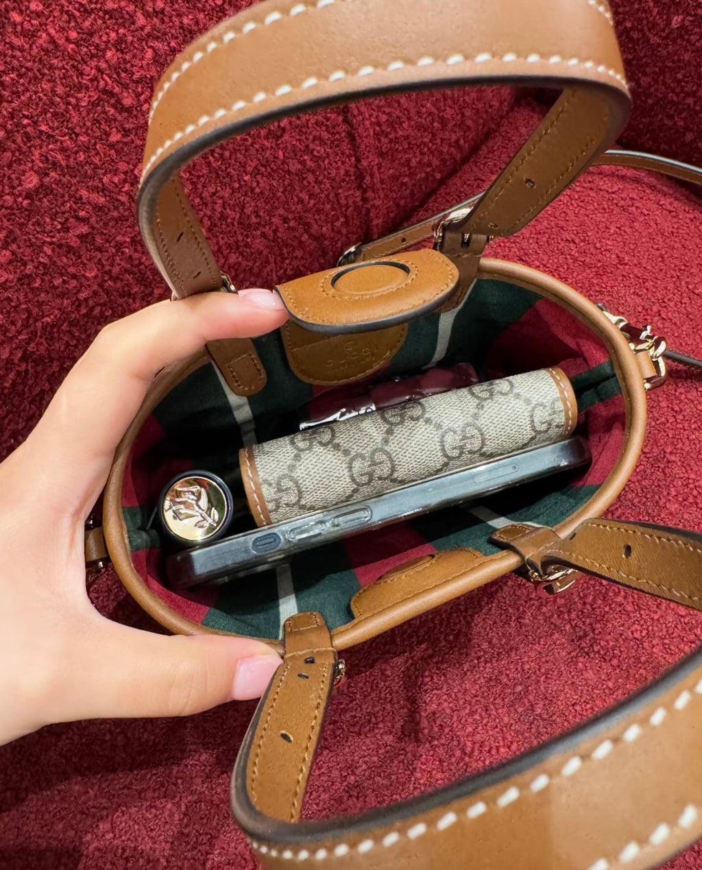 Gucci GG Emblem Mini Tote Bag – 855491